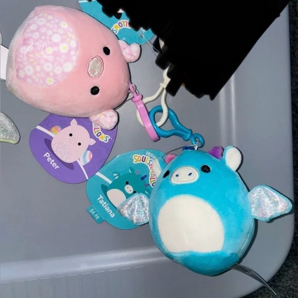 ๐ฉท๐ฉต14๐๐ Bundle of Kellytoy Original Squishmallows 3.5โ clips - Picture 3 of 5